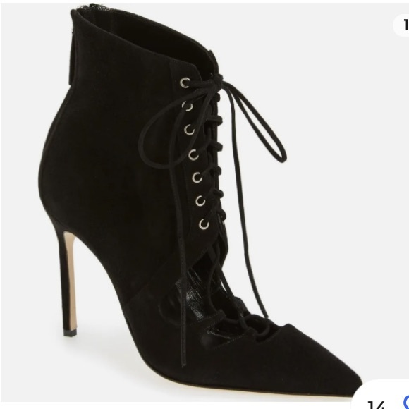 Manolo blahnik booties black suede - Picture 6 of 9
